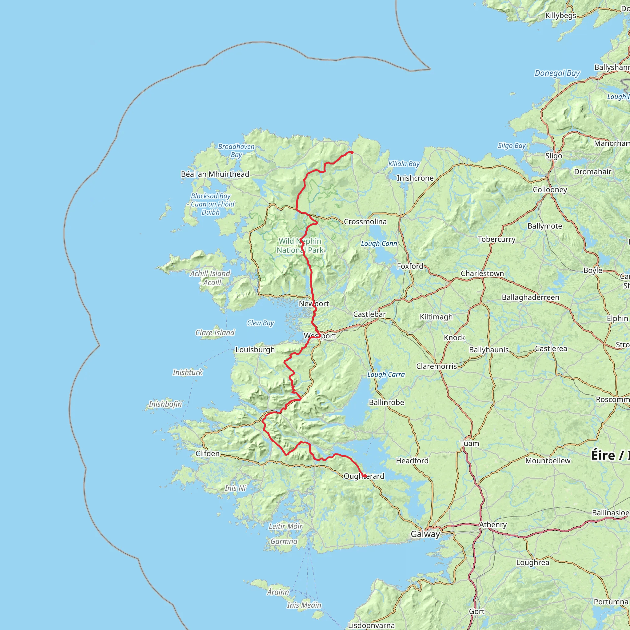 Western Way mobile static map