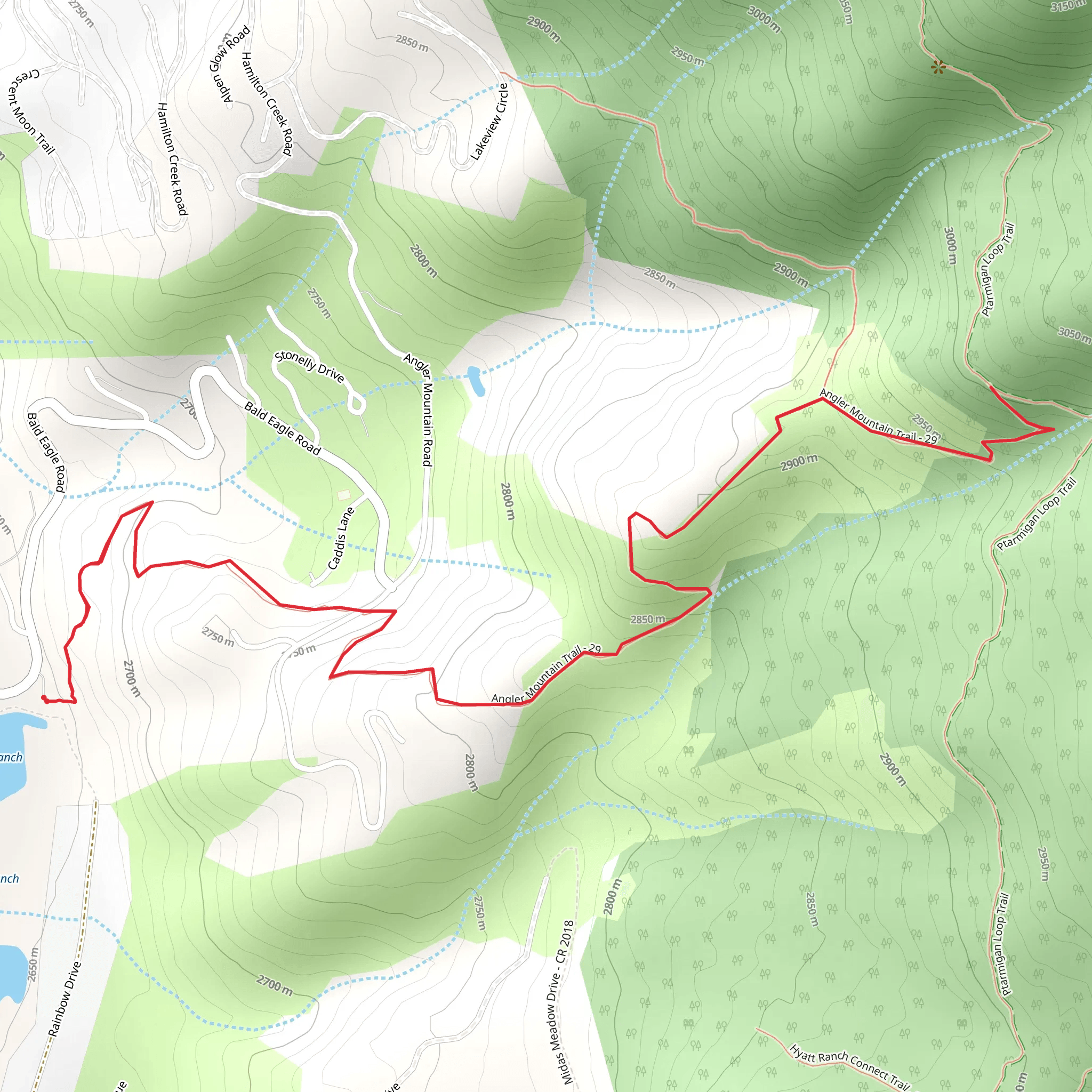 Angler Trail mobile static map
