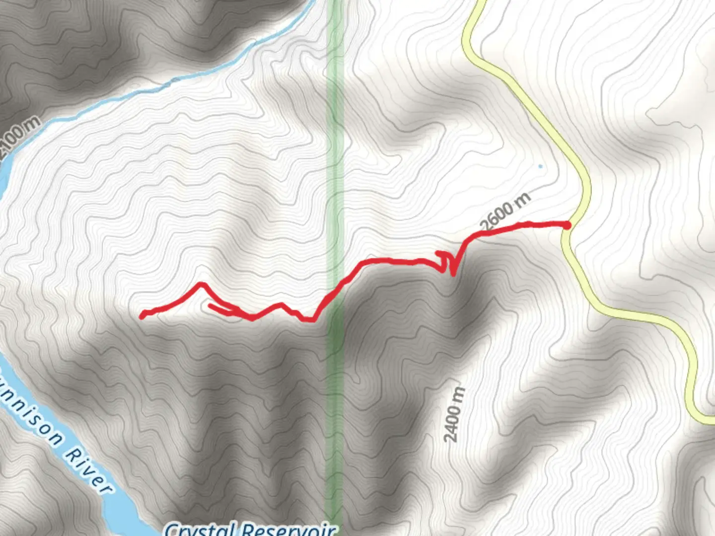 An image depicting the trail Crystal Trail Lookout and its surrounding area.