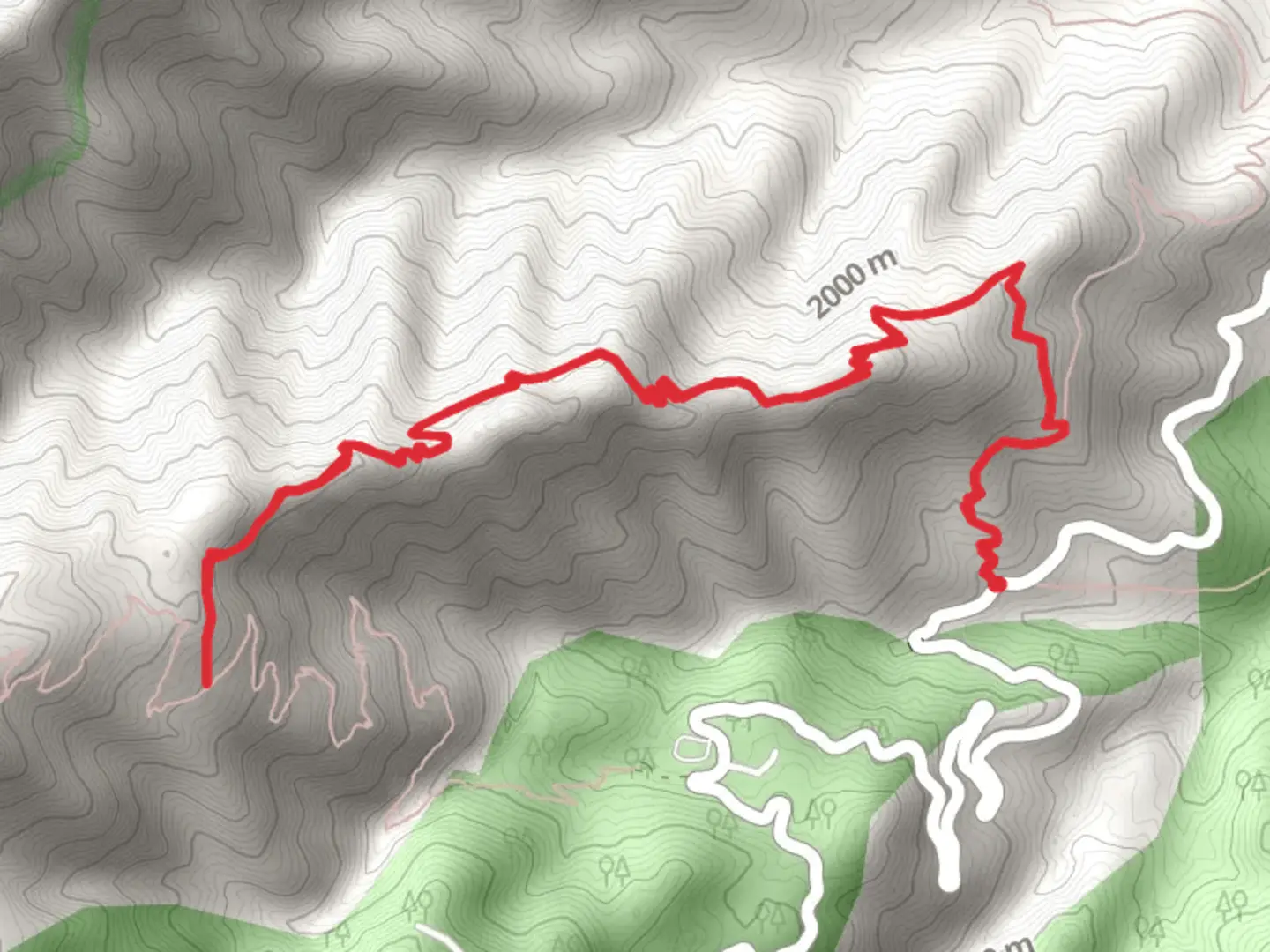 An image depicting the trail Noon Creek Ridge Trail and its surrounding area.