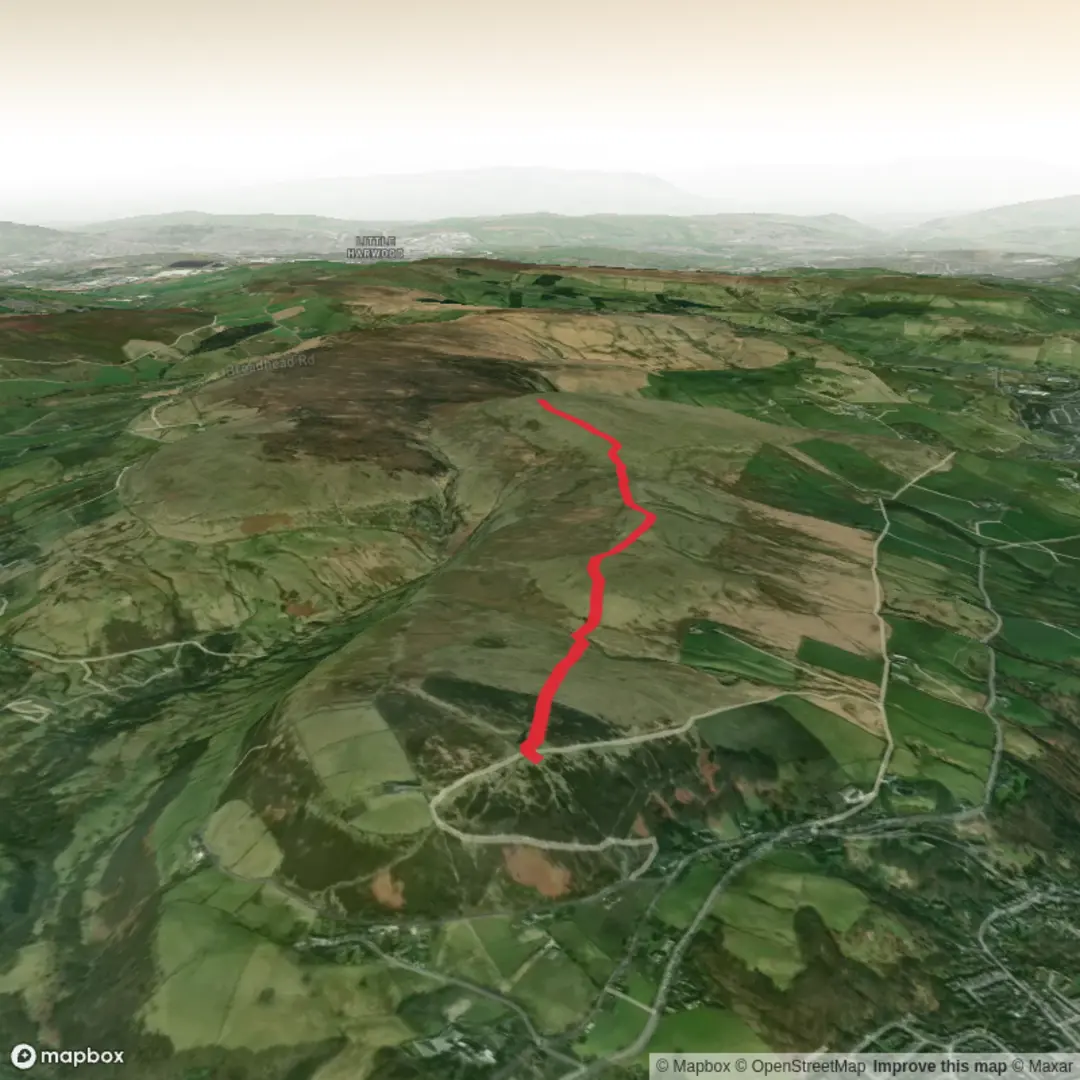 An image depicting the trail Hike from Holcombe and its surrounding area.