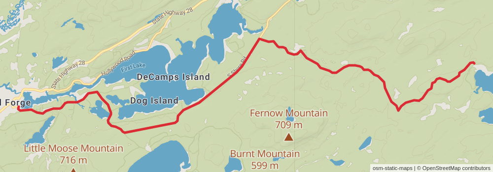 American Perimeter Trail - New York to Maine stage 29 Map