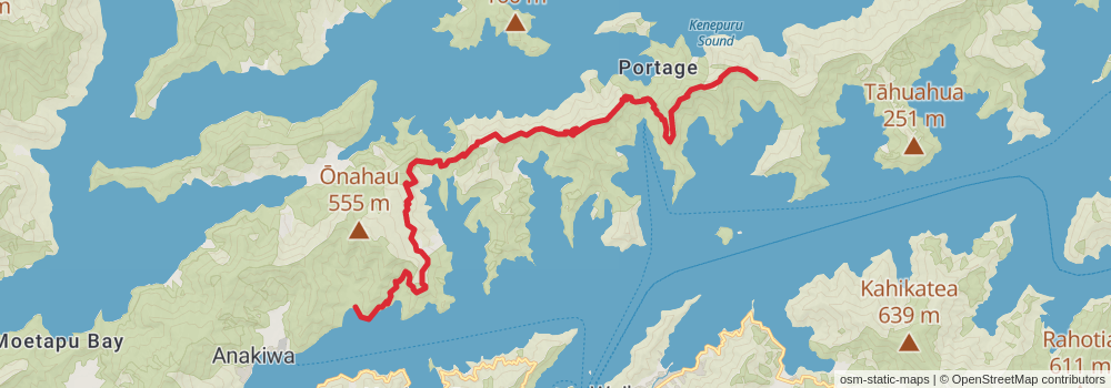 Te Araroa South Island stage 4 Map