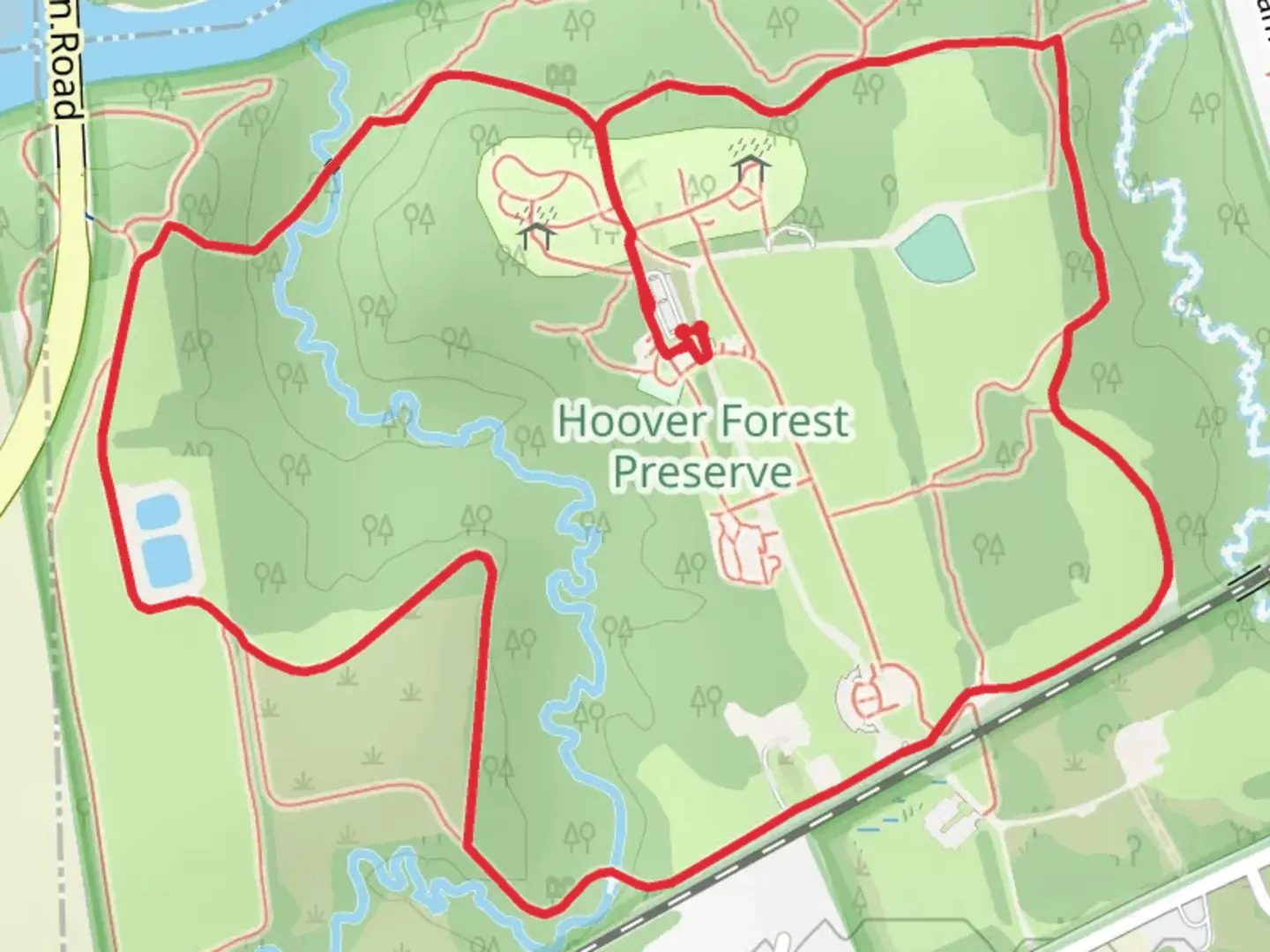 An image depicting the trail Stephanie's Garden Loop and its surrounding area.