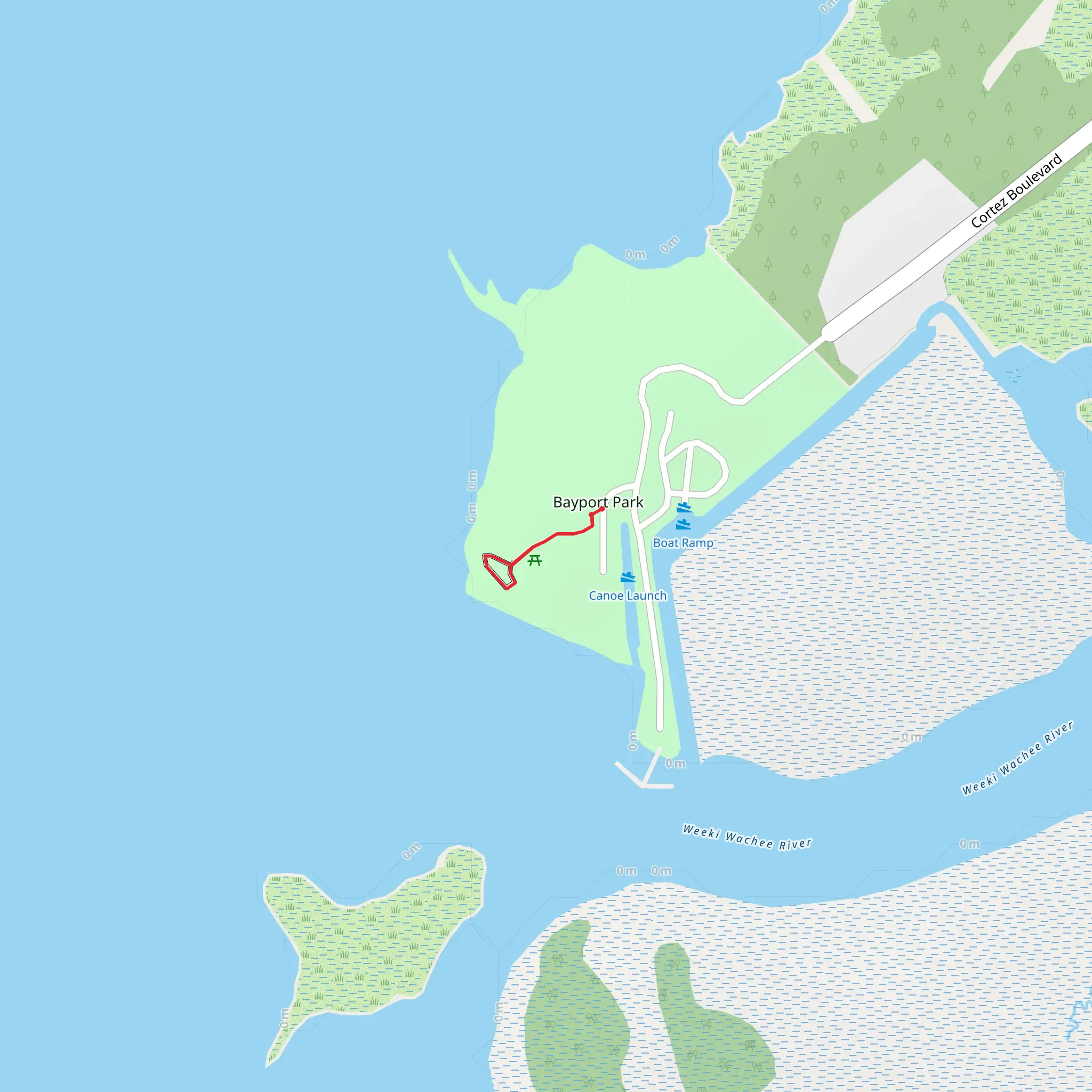 Bayport Park Walk mobile static map