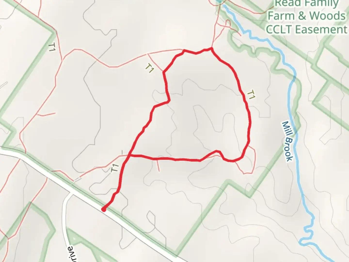 An image depicting the trail Cumberland Trail Loop and its surrounding area.