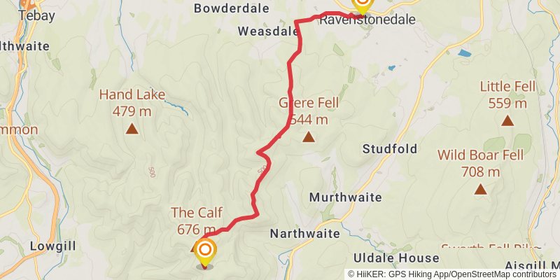 Yorkshire Dales Loop stage 7 Map
