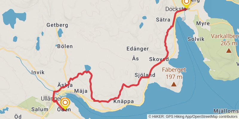 The High Coast Trail stage 4 Map