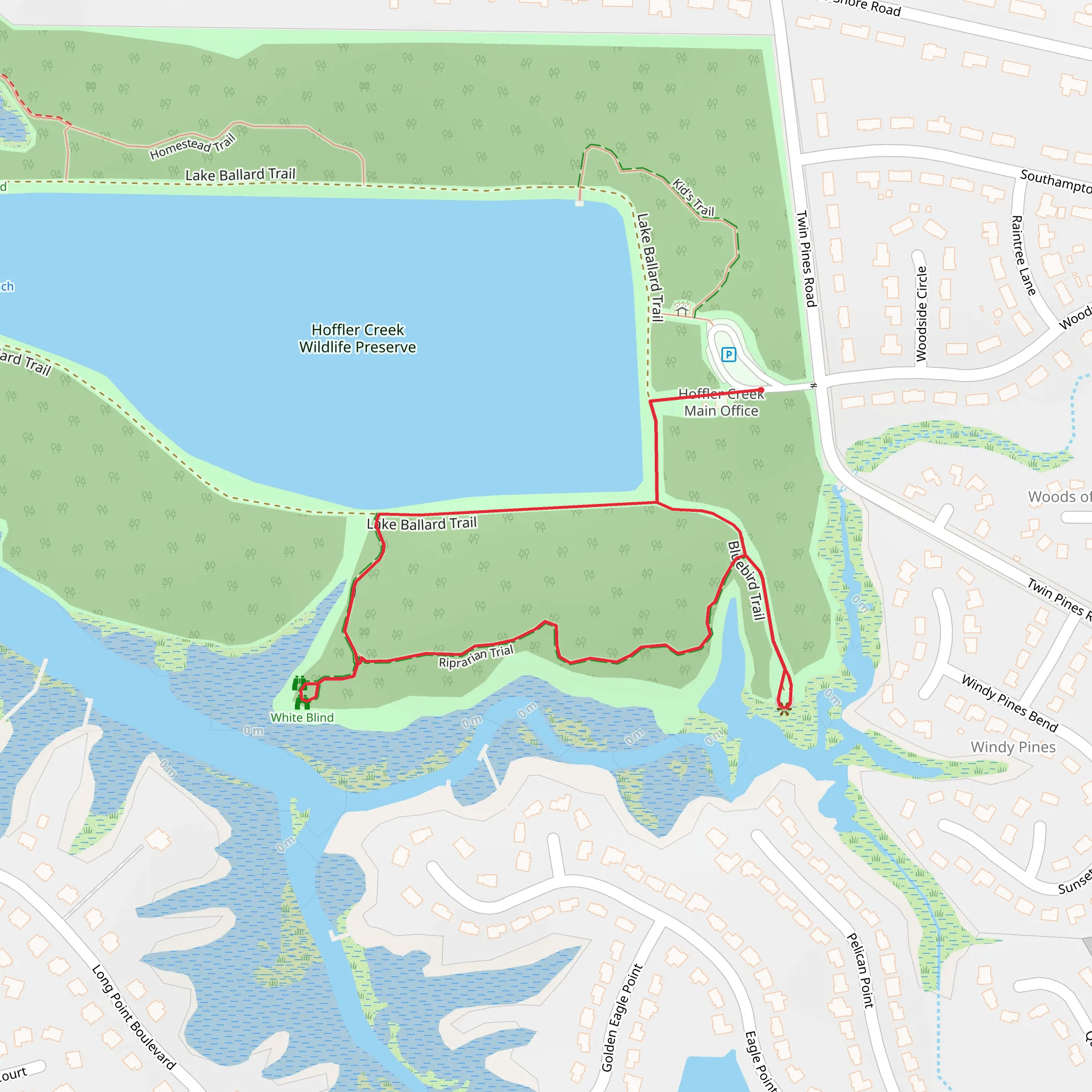 Riprarian Loop Trial mobile static map