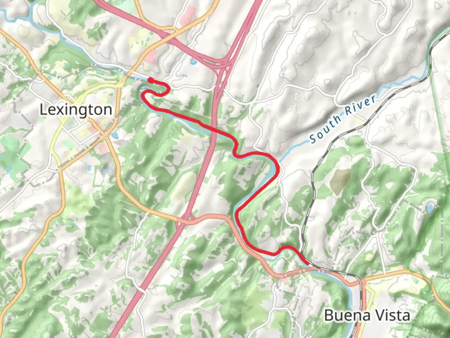 An image depicting the trail Chessie Nature Trail and its surrounding area.