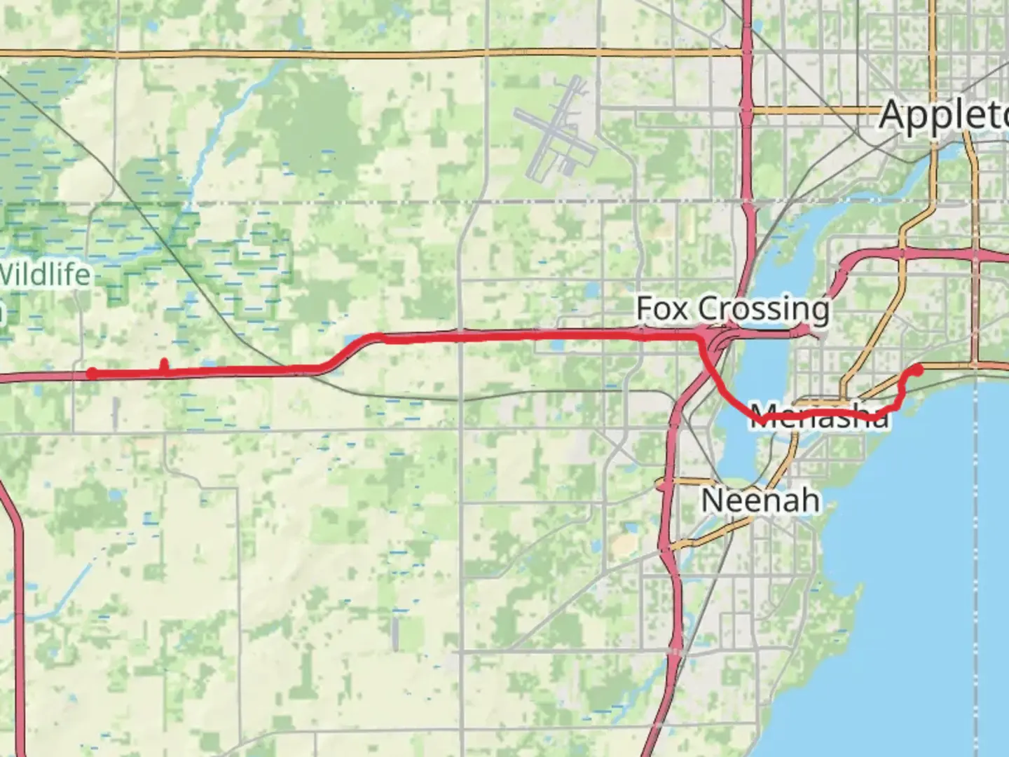 An image depicting the trail Friendship Trail and its surrounding area.