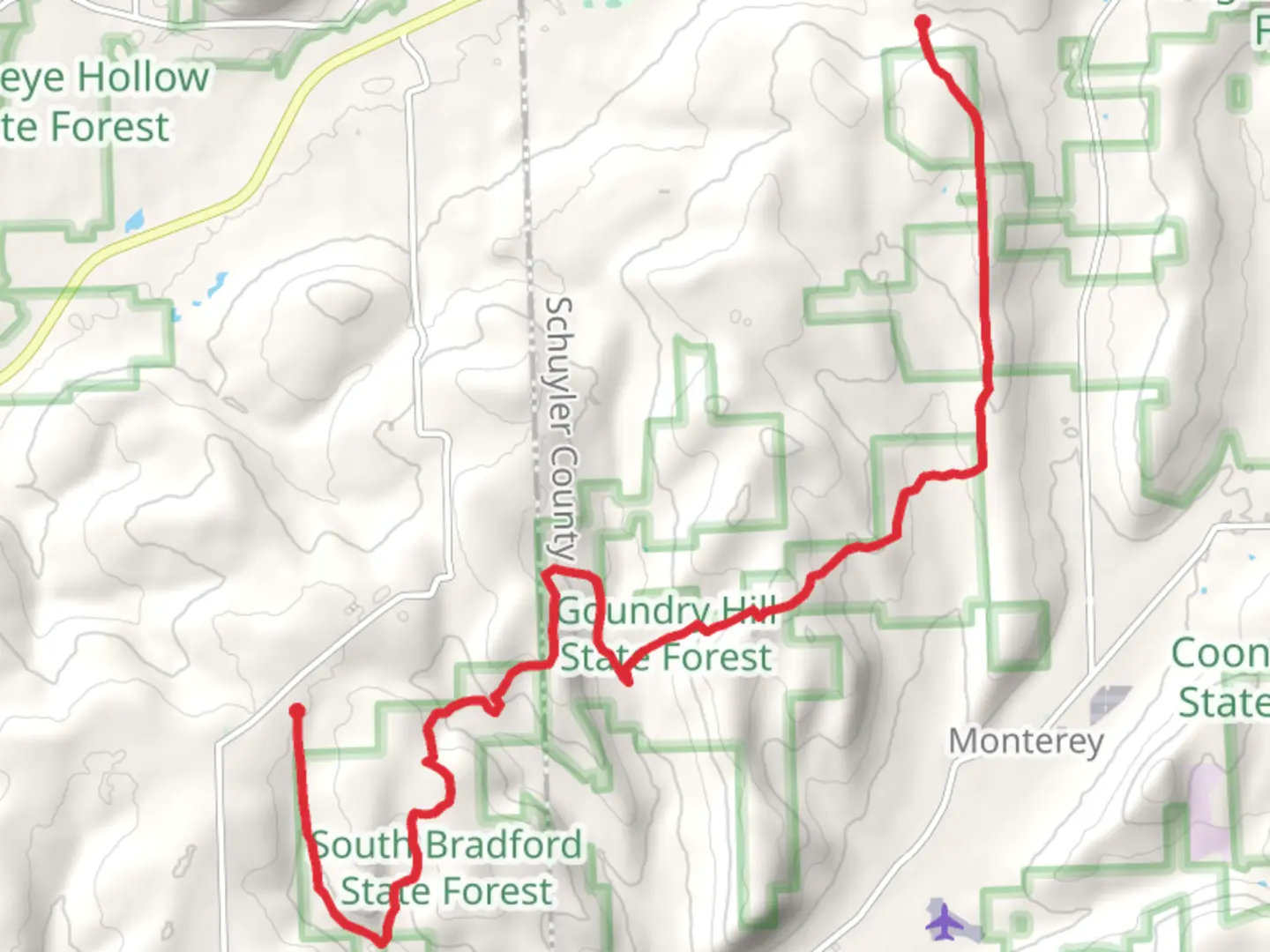 An image depicting the trail North Country Trail and its surrounding area.
