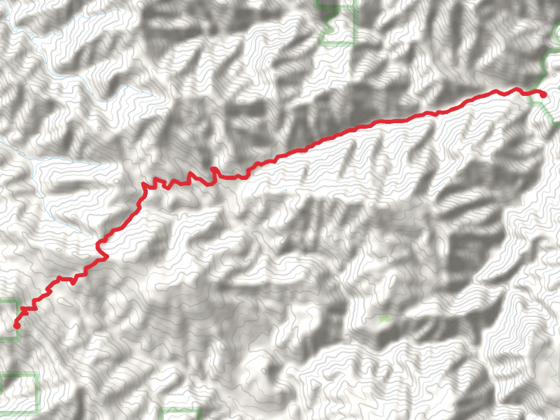 Tassajara Creek via Marble Peak Trail