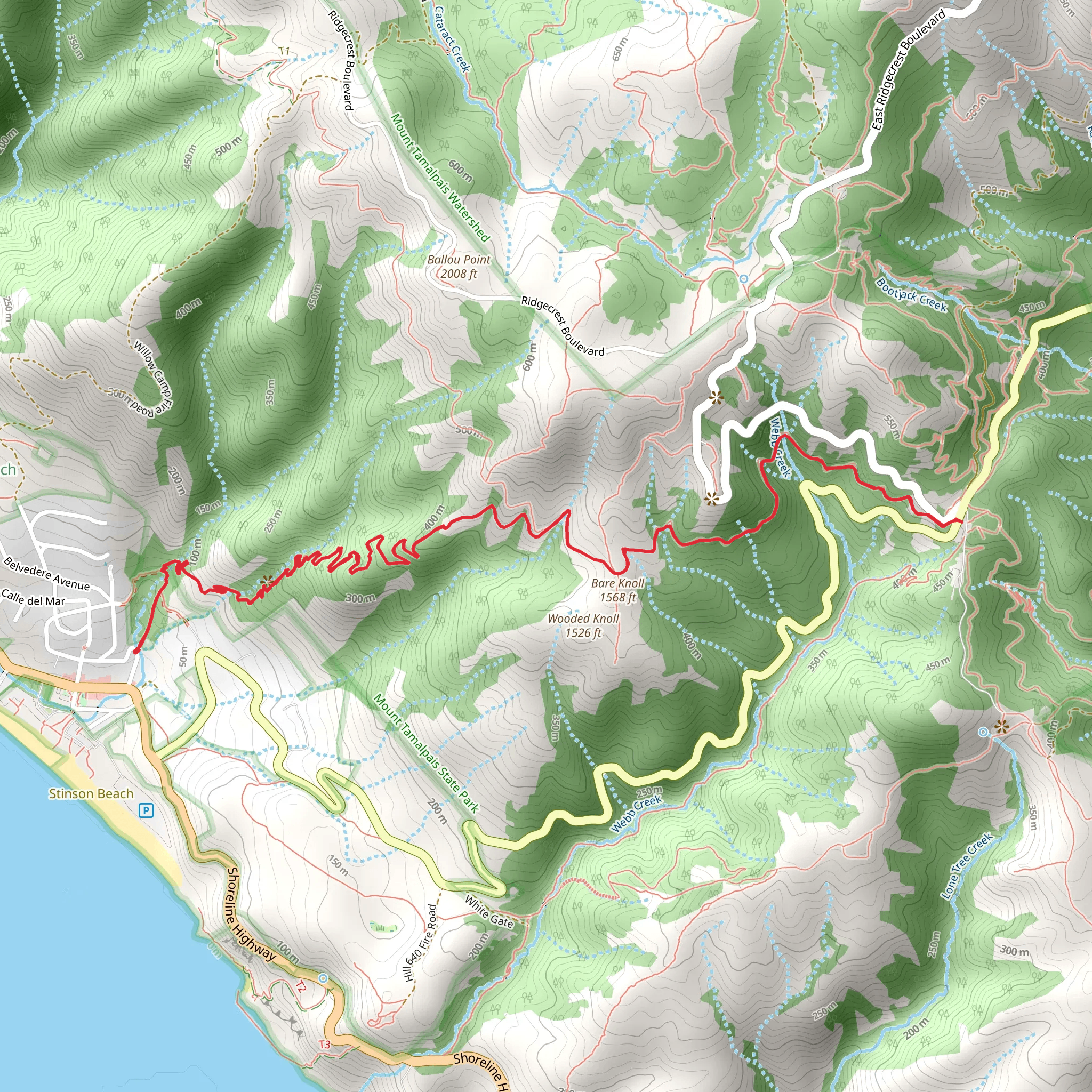 Matt Davis Trail mobile static map