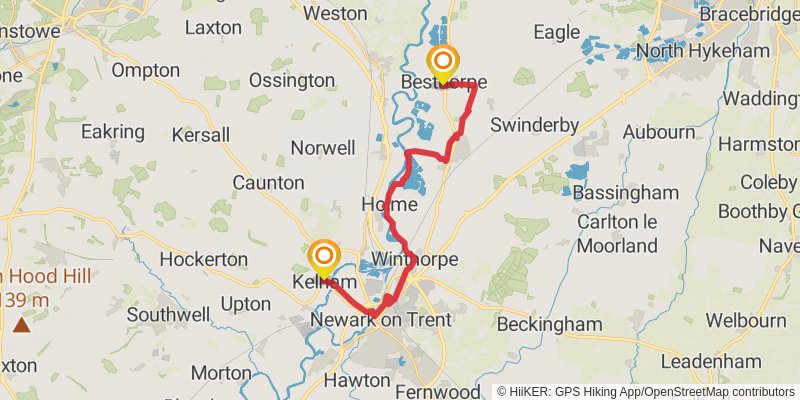 Trent Valley Way stage 3 Map