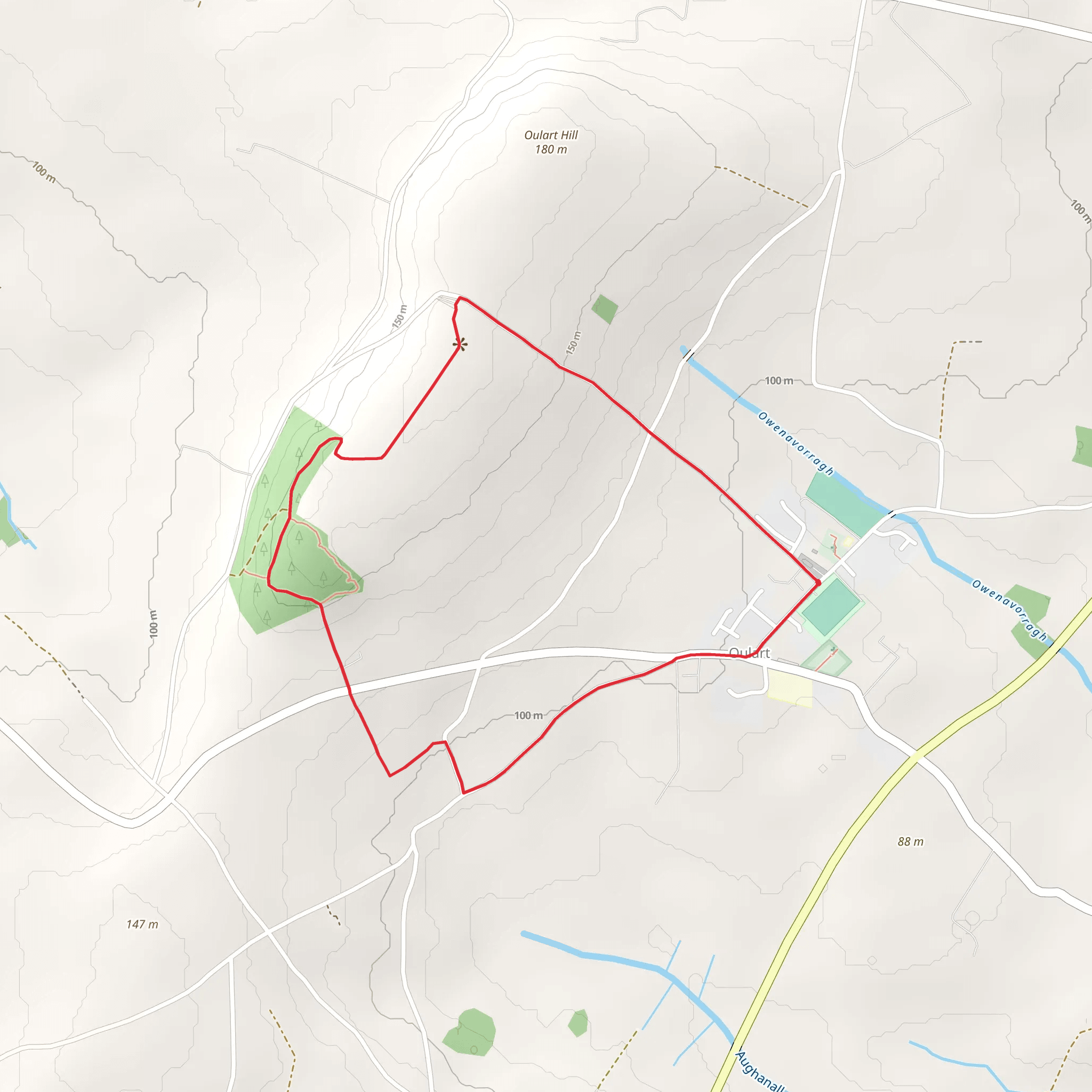 Oulart Hill 1798 Walking Hub - The Jean Kennedy Smith Walk mobile static map