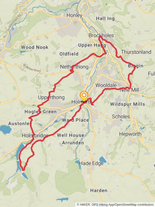 Holmfirth Holmbridge Upperthong Netherthong Brockholes and New