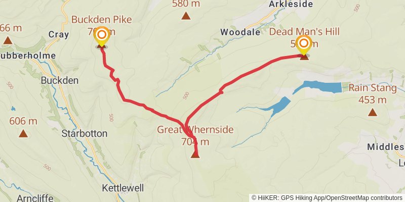 Wild Yorkshire Way stage 18 Map