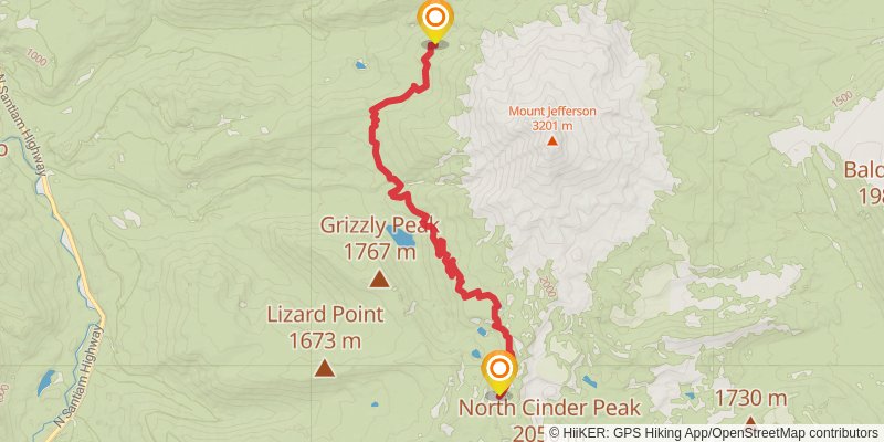 Ultra Pedestrian North Loop stage 147 Map