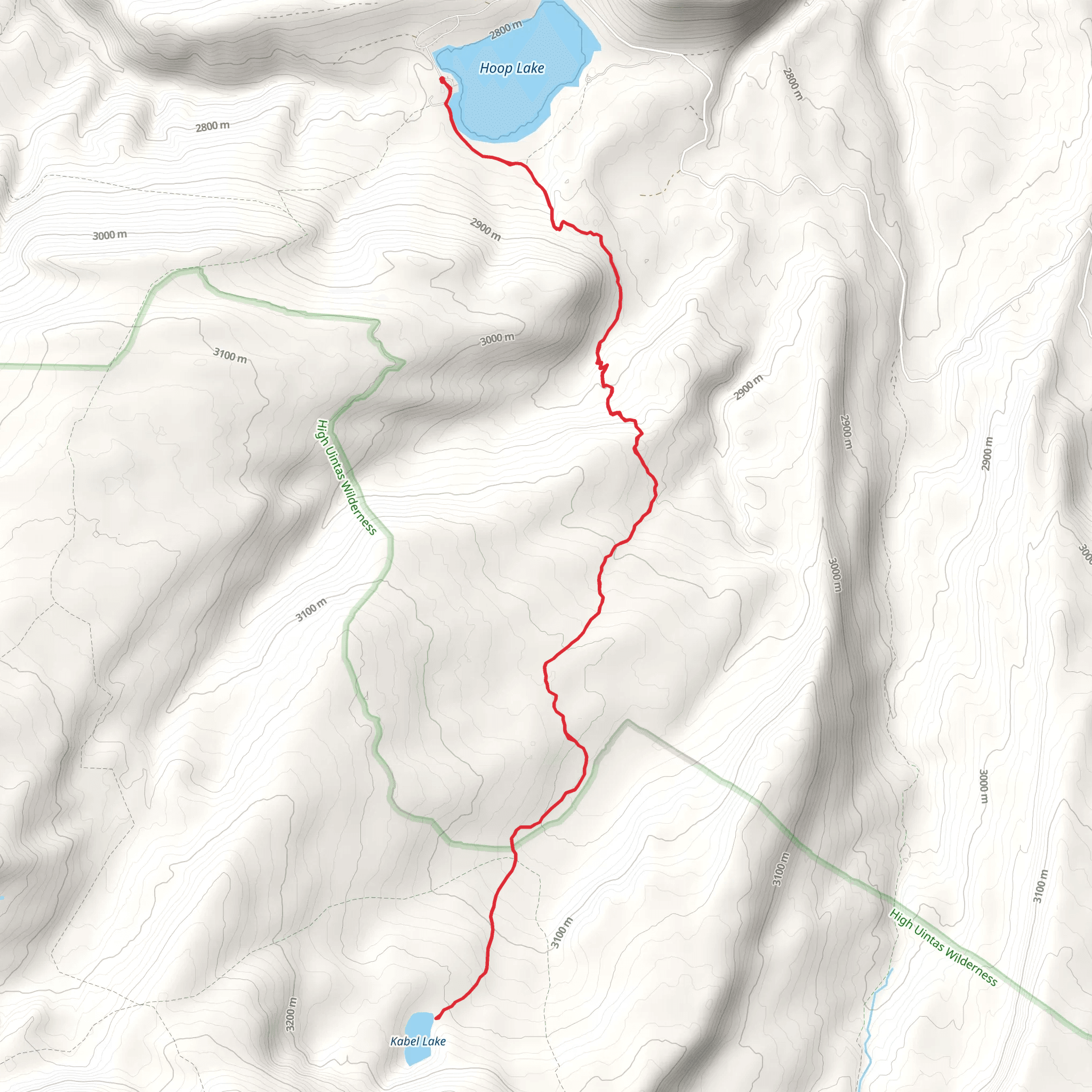 Kabell Lake Trail mobile static map
