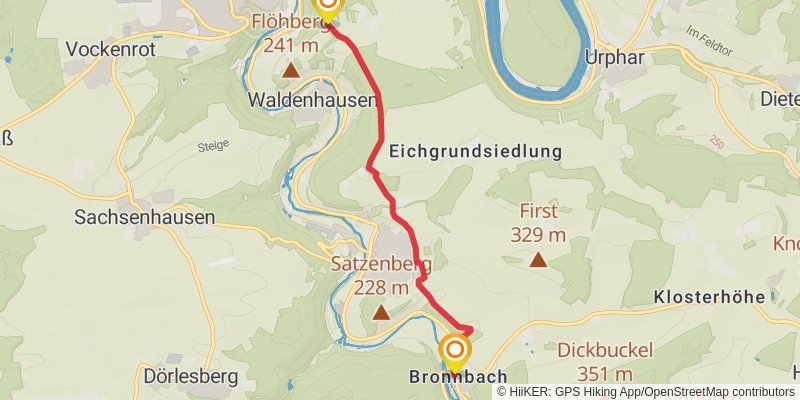 Jakobsweg Main-Taubertal alt 2 Map
