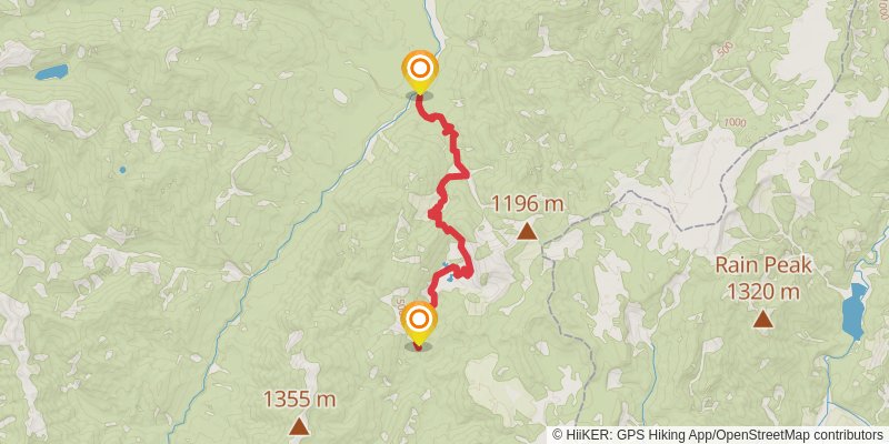 The Old Ghost Road stage 4 Map