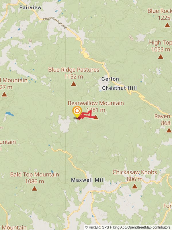 Bearwallow Mountain Trail