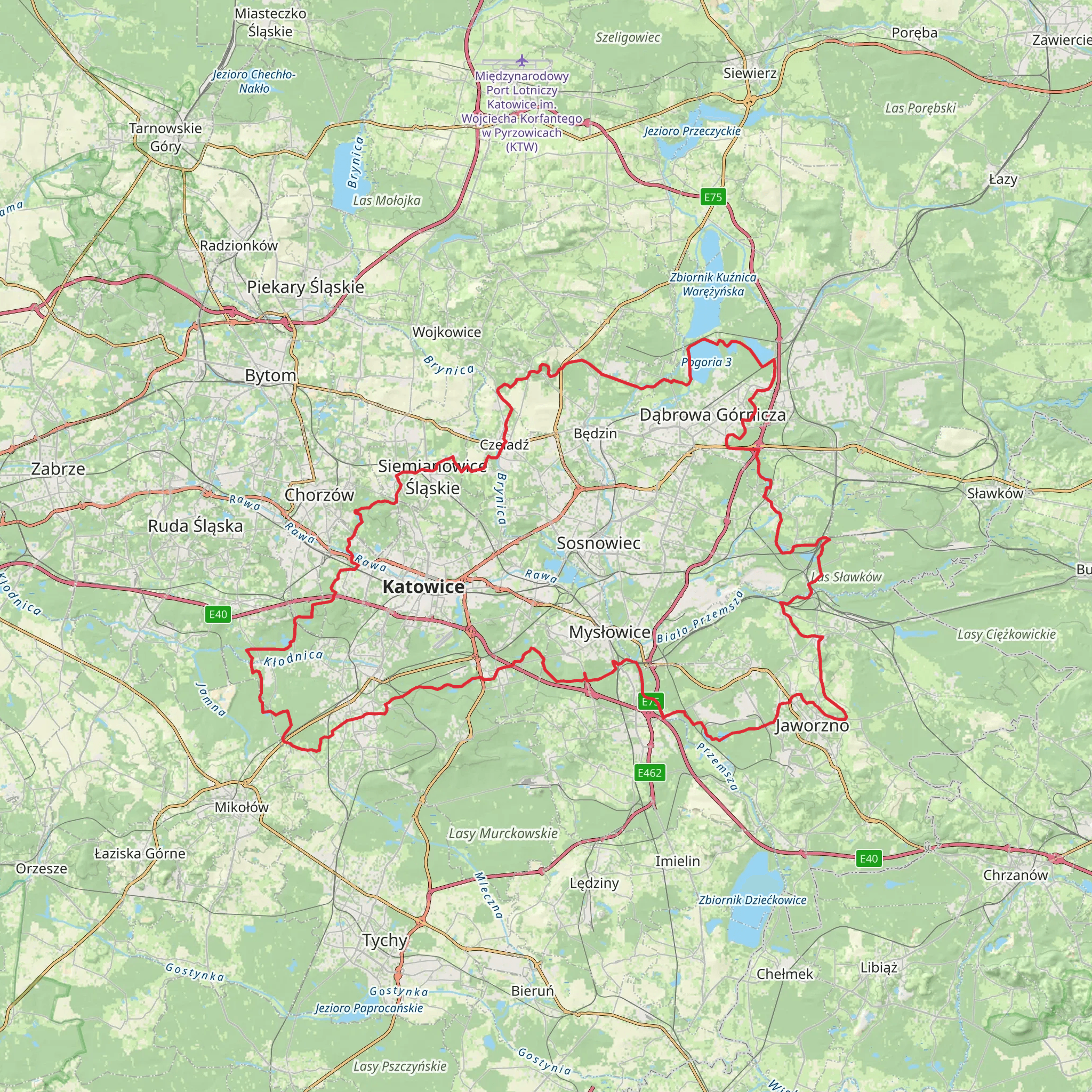 25th Pttk Anniversary Trail mobile static map