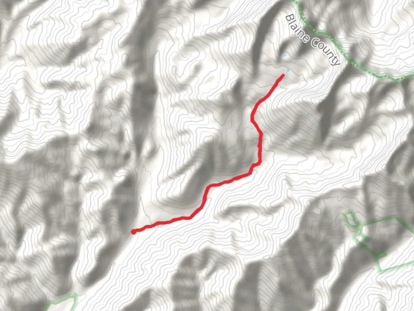 An image depicting the trail Hyndman Creek Walkalong and its surrounding area.