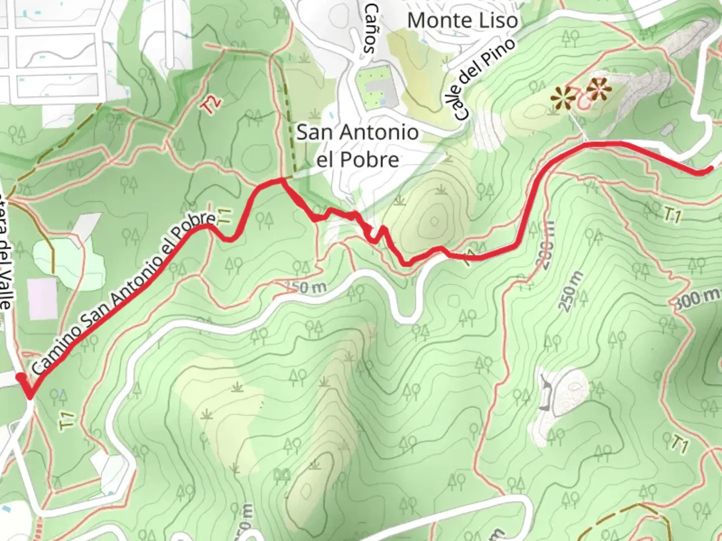 An image depicting the trail Local footpath of the Valley - Murcia - SL MU 7 and its surrounding area.