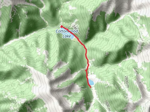 Slide Laje and Cottonwood Lake