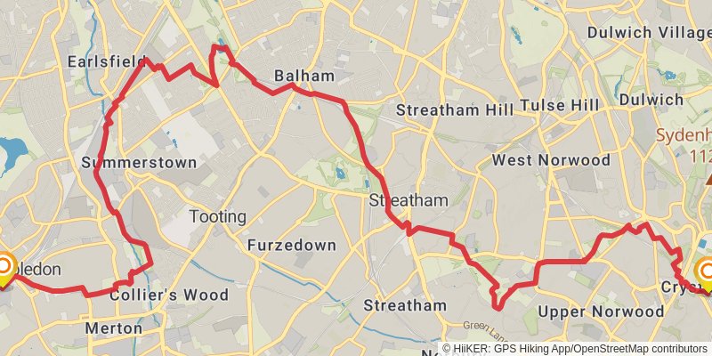 Green London Way stage 4 Map