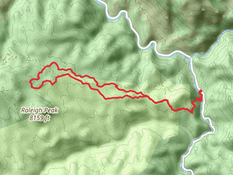 Raleigh Peak Road - Colorado Loop Trail