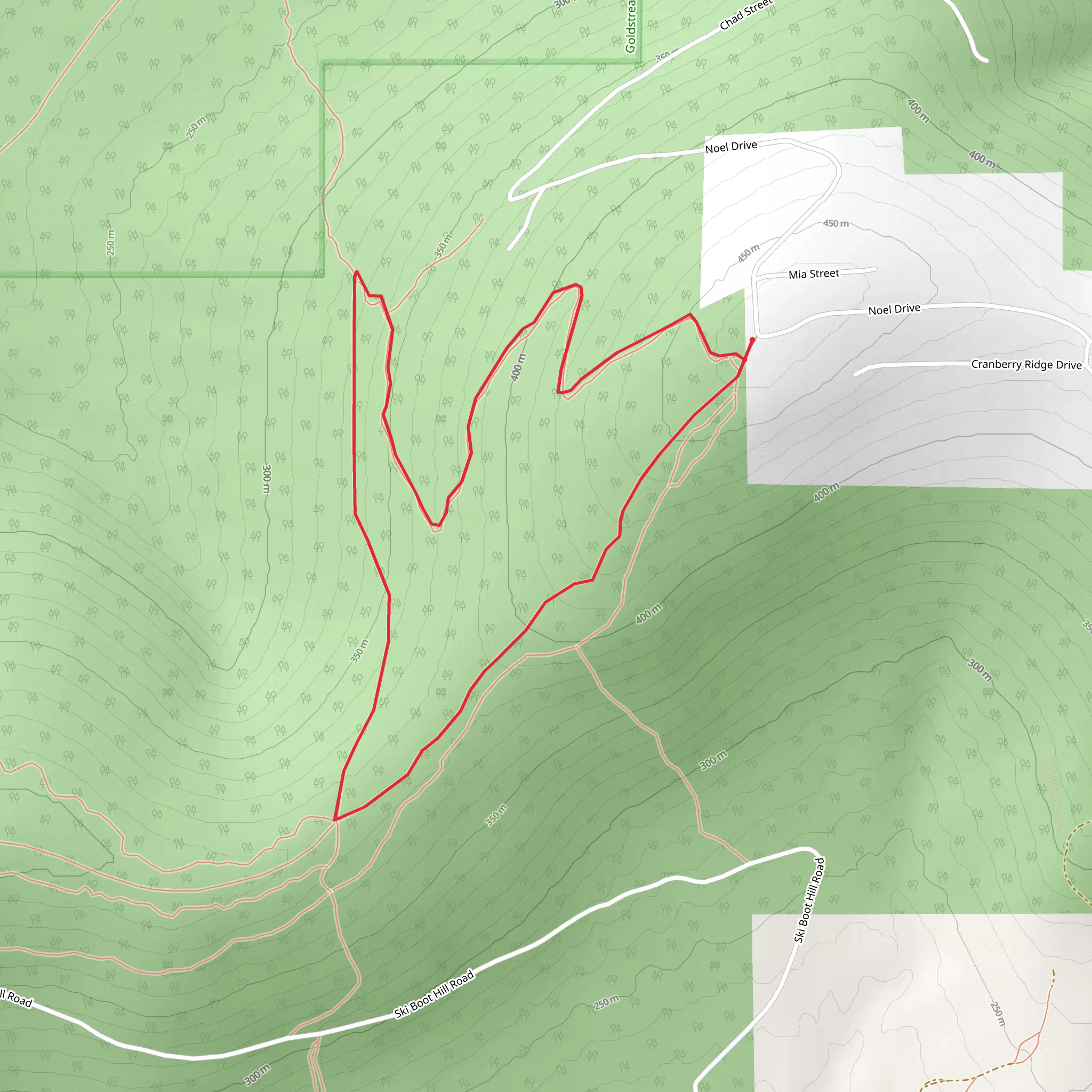 Mia Street Loop mobile static map