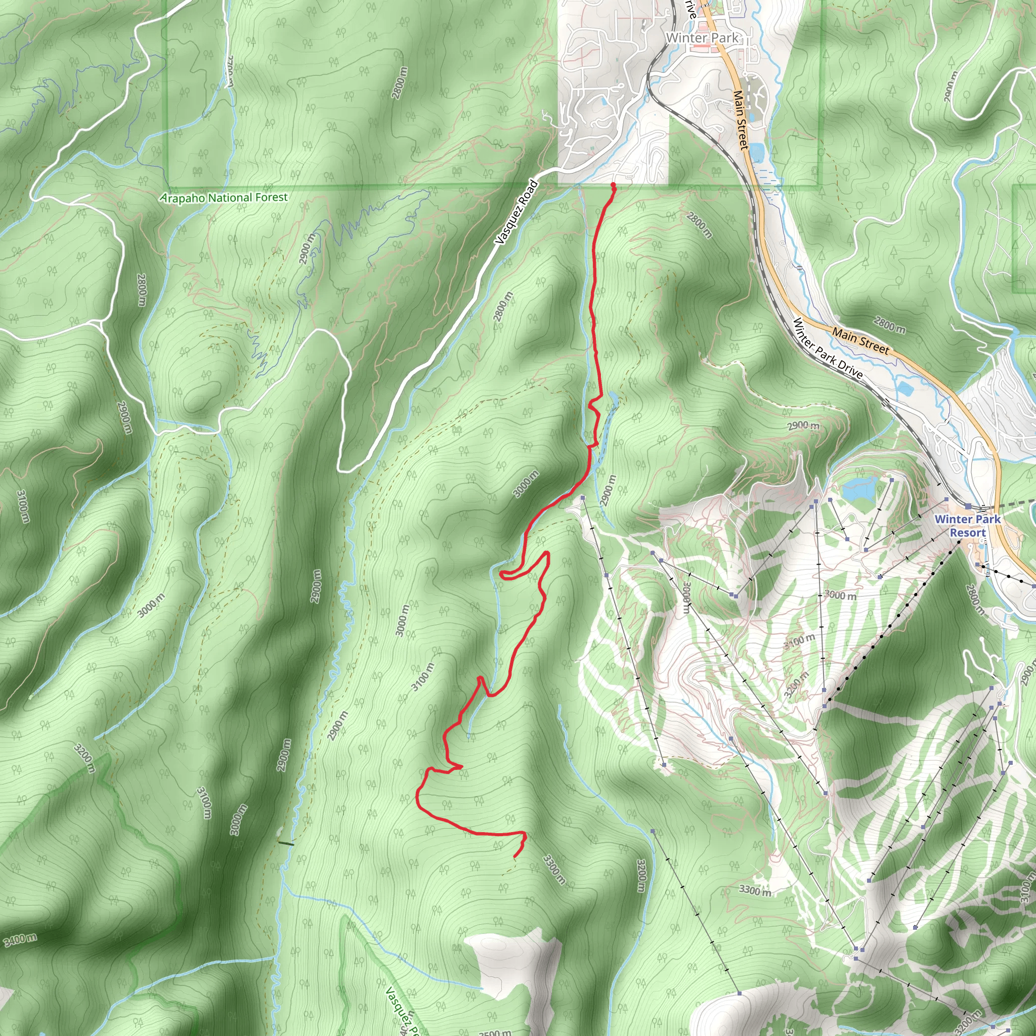 Little Vasquez mobile static map