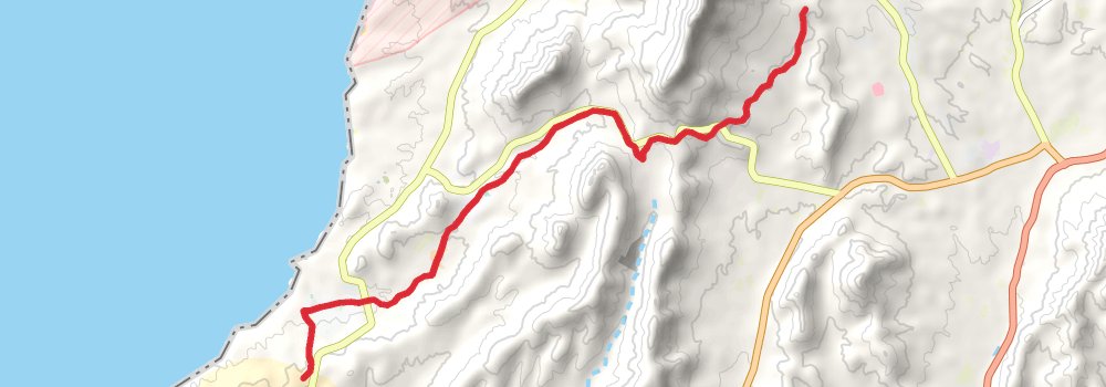 GR 131 Fuerteventura stage 11 Map