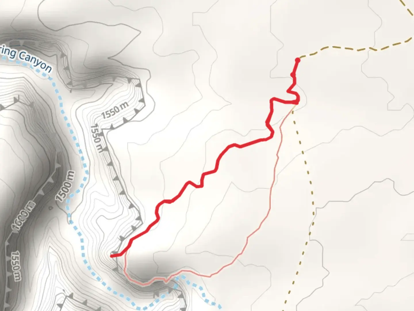 An image depicting the trail Jewell Tibbets Arch Trail Out and Back and its surrounding area.