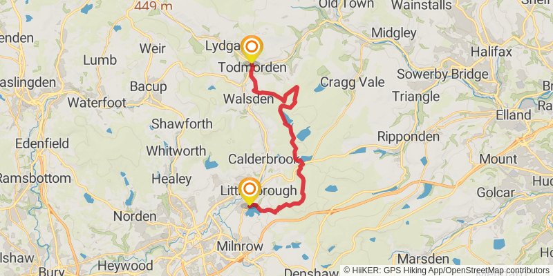 Aiggin Stone Amble Short Loop stage 2 Map
