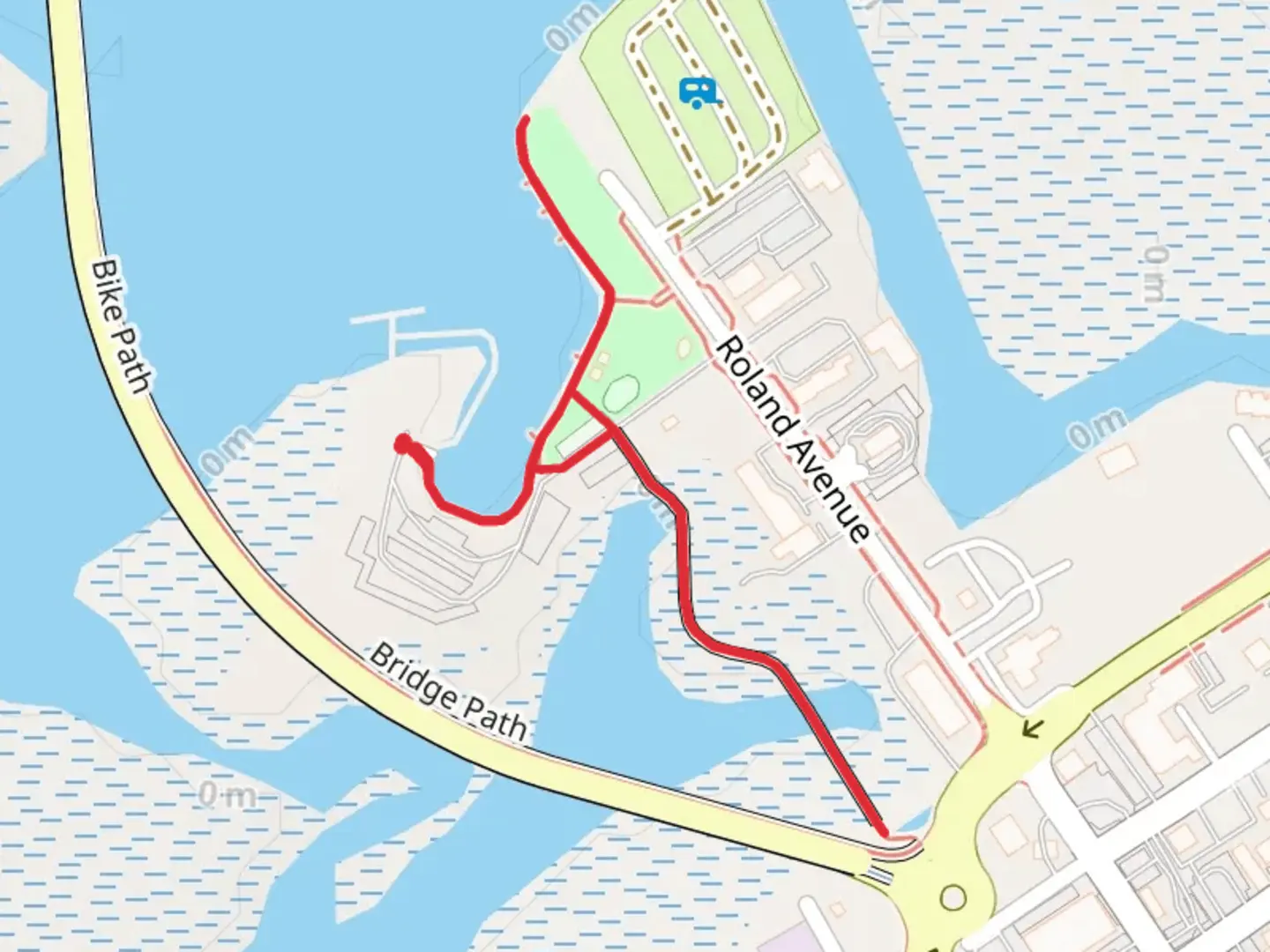 An image depicting the trail Atlantic Intracoastal Waterway Beside Walk and its surrounding area.