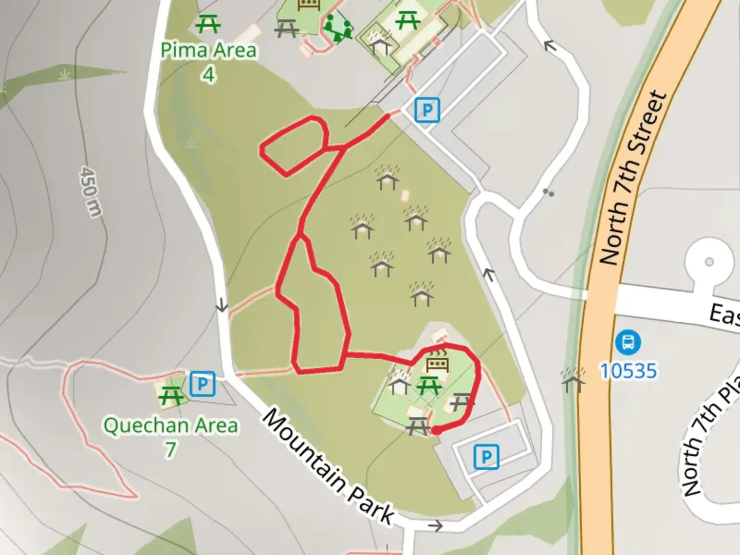 An image depicting the trail Penny Howe Barrier Free Nature Trail and its surrounding area.