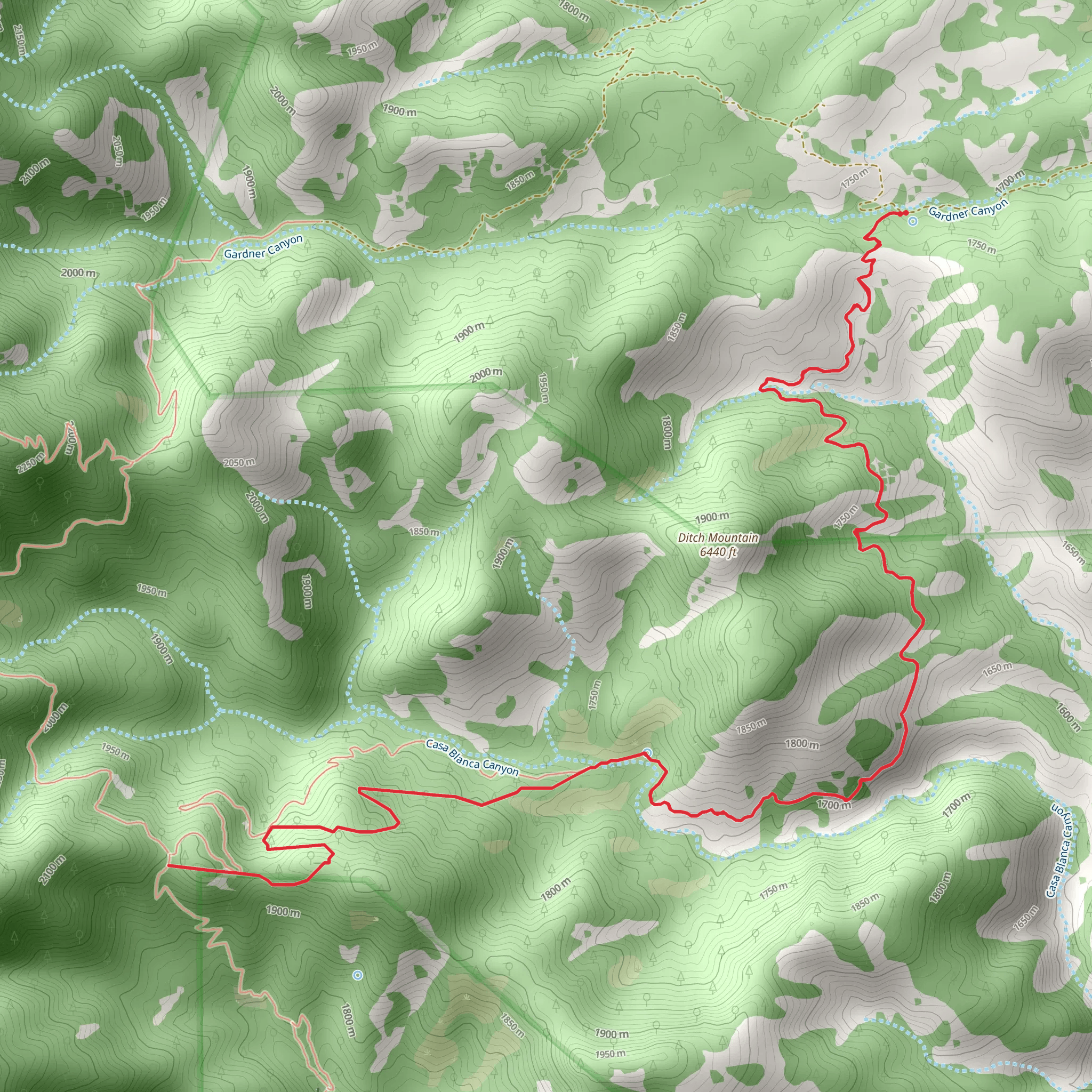 Chinaman Trail mobile static map