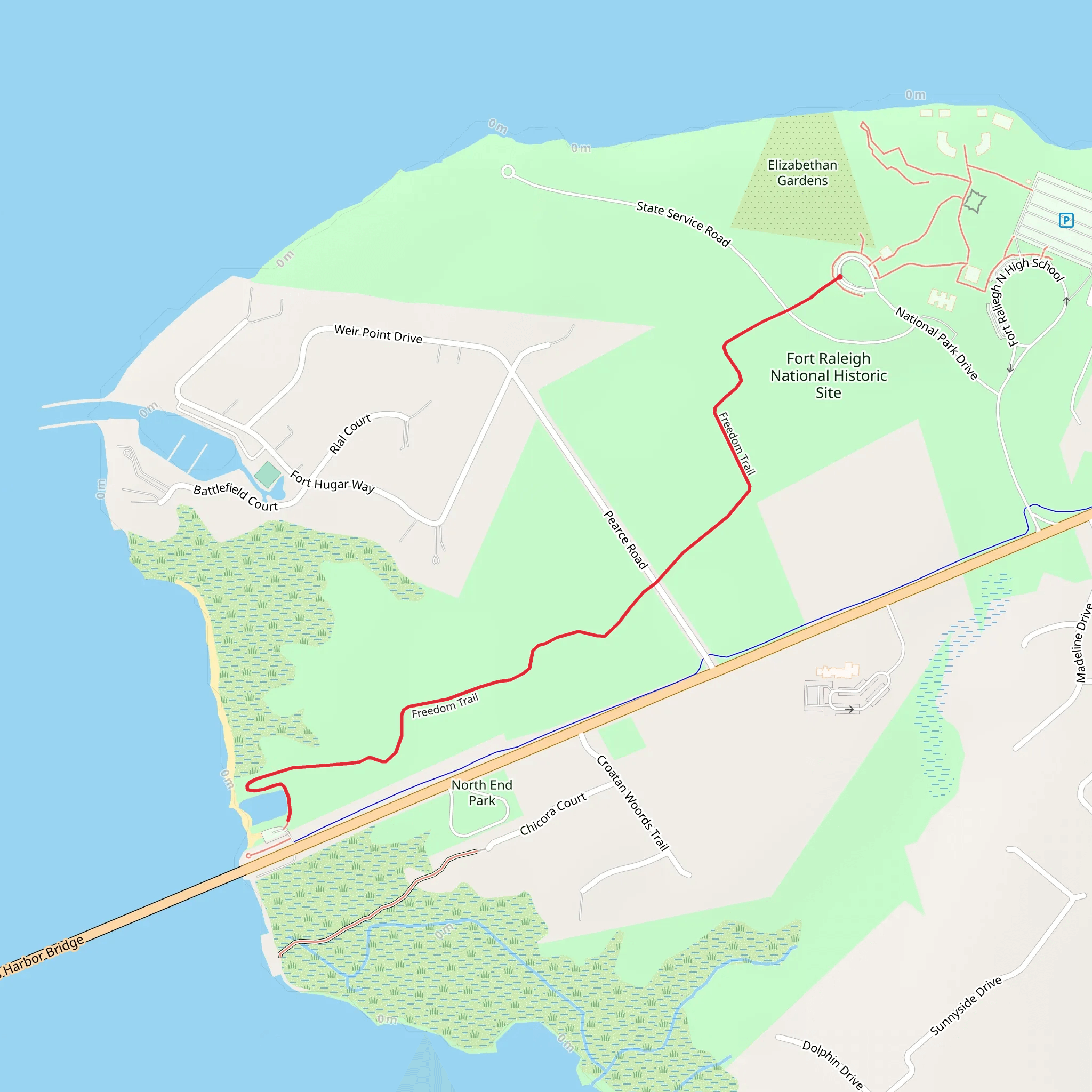 Freedom Trail mobile static map