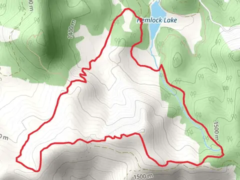 Loop above Hemlock Lake