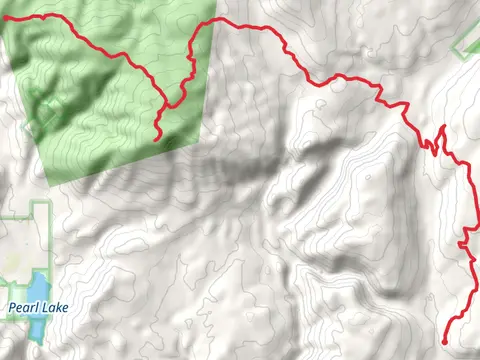 Hinman Creek, Faewell Mountain and Lost Dog Creek