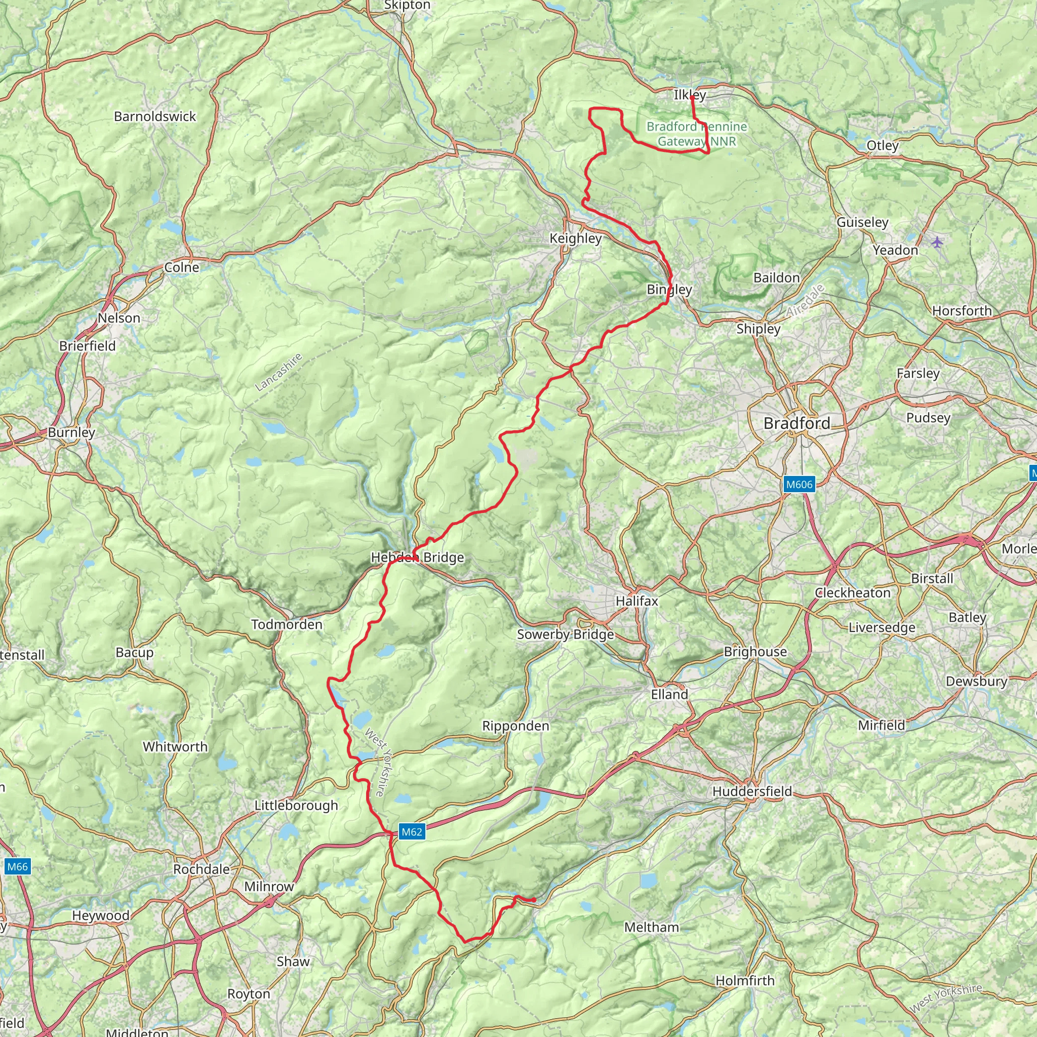 Stanza Stones Trail mobile static map
