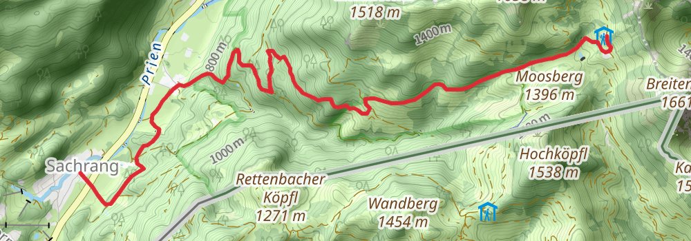 Via Alpina - Purple Trail stage 45 Map