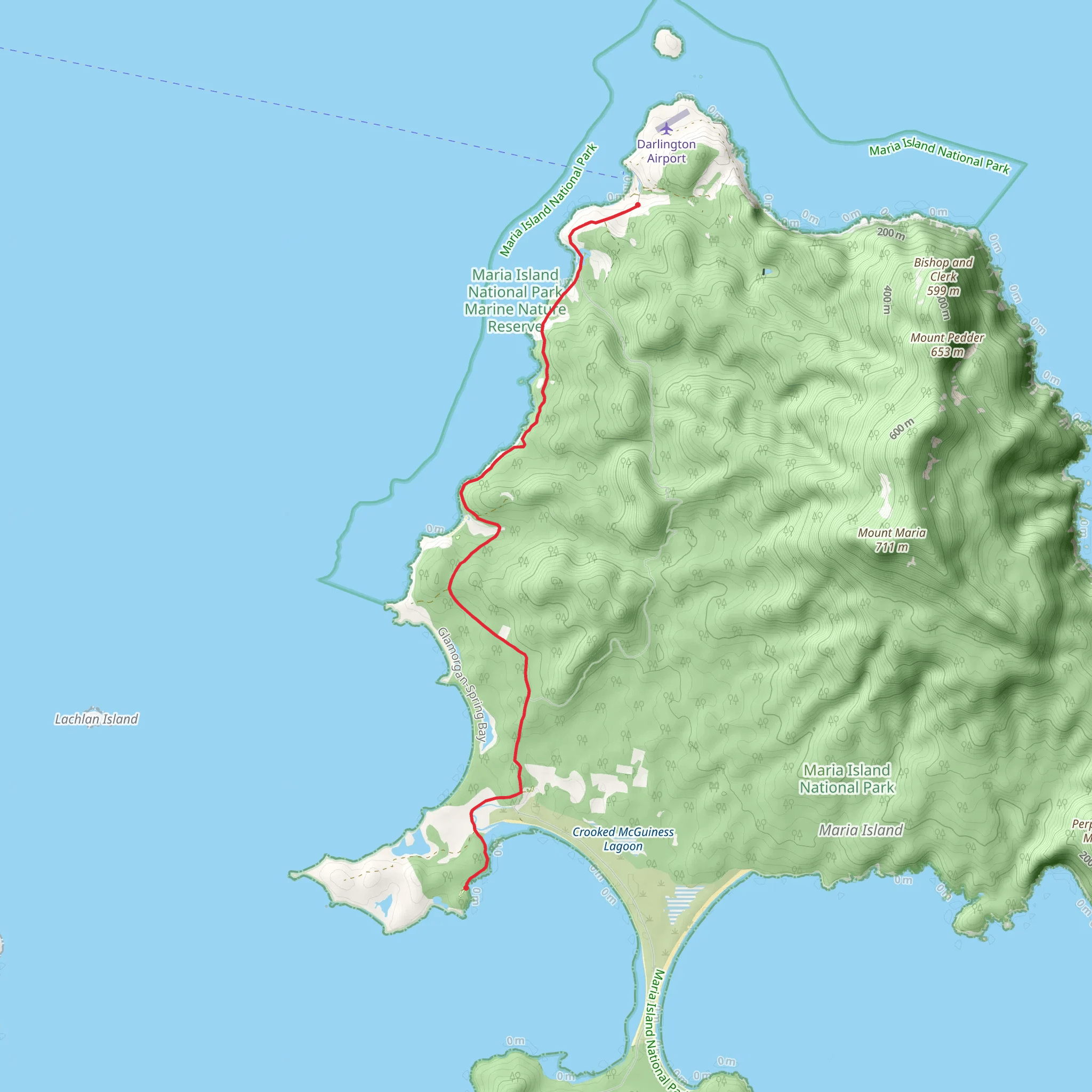 Encampment Cove Walk mobile static map