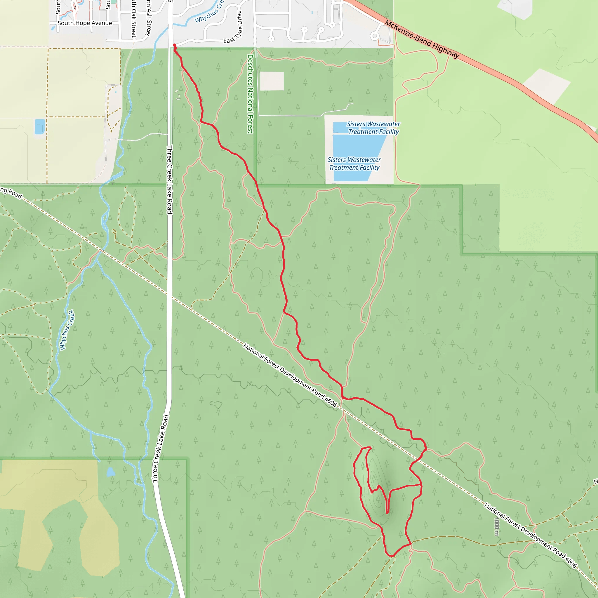 Eagle Rock Trail mobile static map