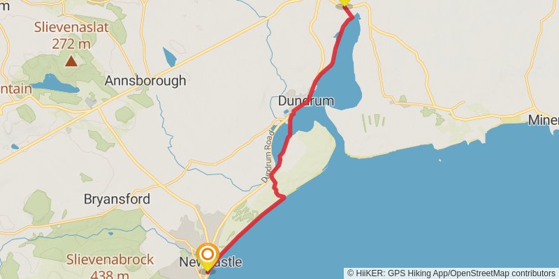 Lecale Way stage 4 Map