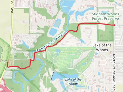 Sangamon River Walk from Fogel Road